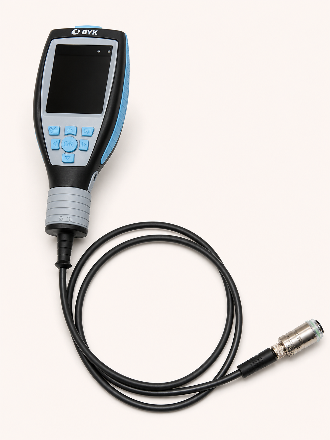 BYK dry film thickness gauge — display view