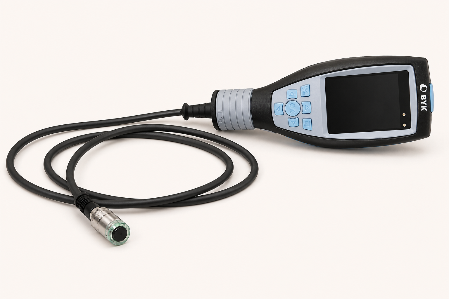 BYK dry film thickness gauge — measurement view