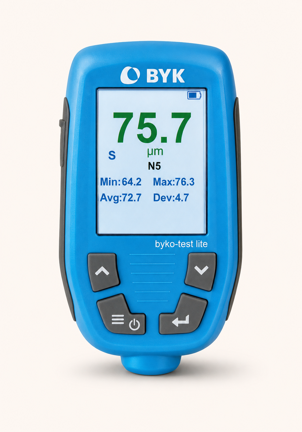 BYK dry film thickness gauge — front view