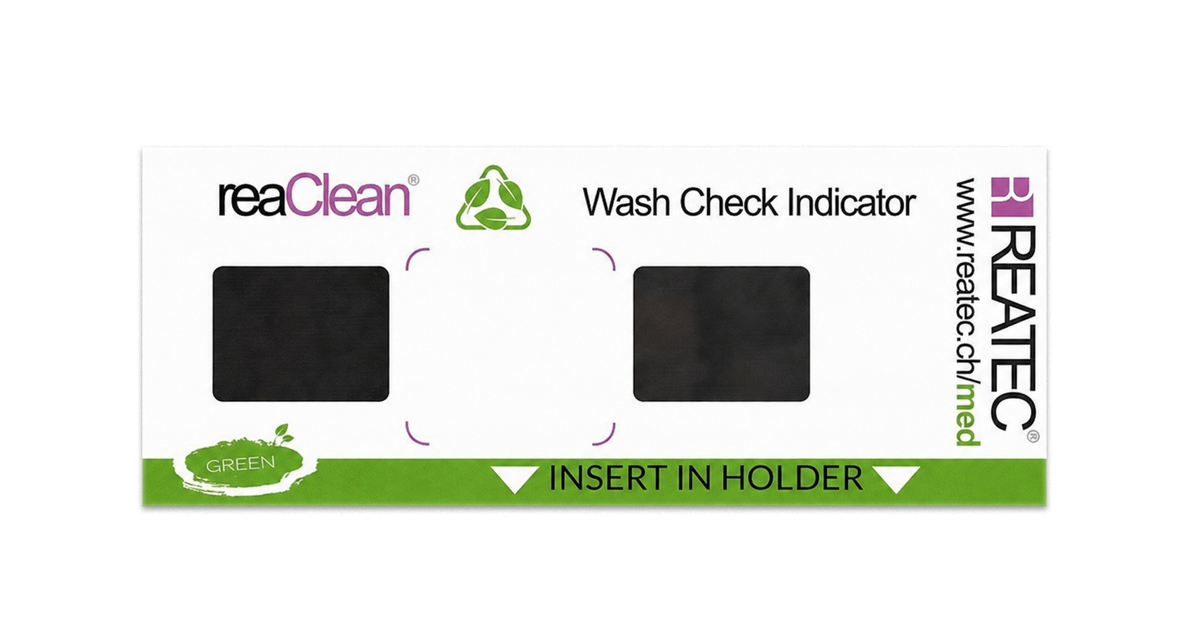 reaClean professional wash-check kit with stainless steel holder