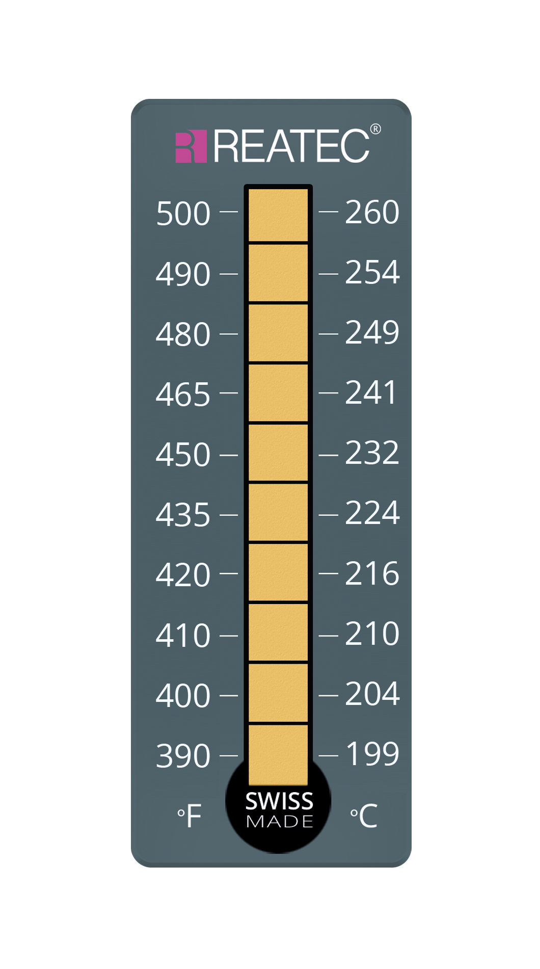 reaLabel 10 temperature label (Kapton film, high temperature)