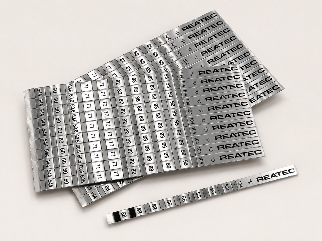 Irreversible Temperature Indicators for Industrial Monitoring REATEC