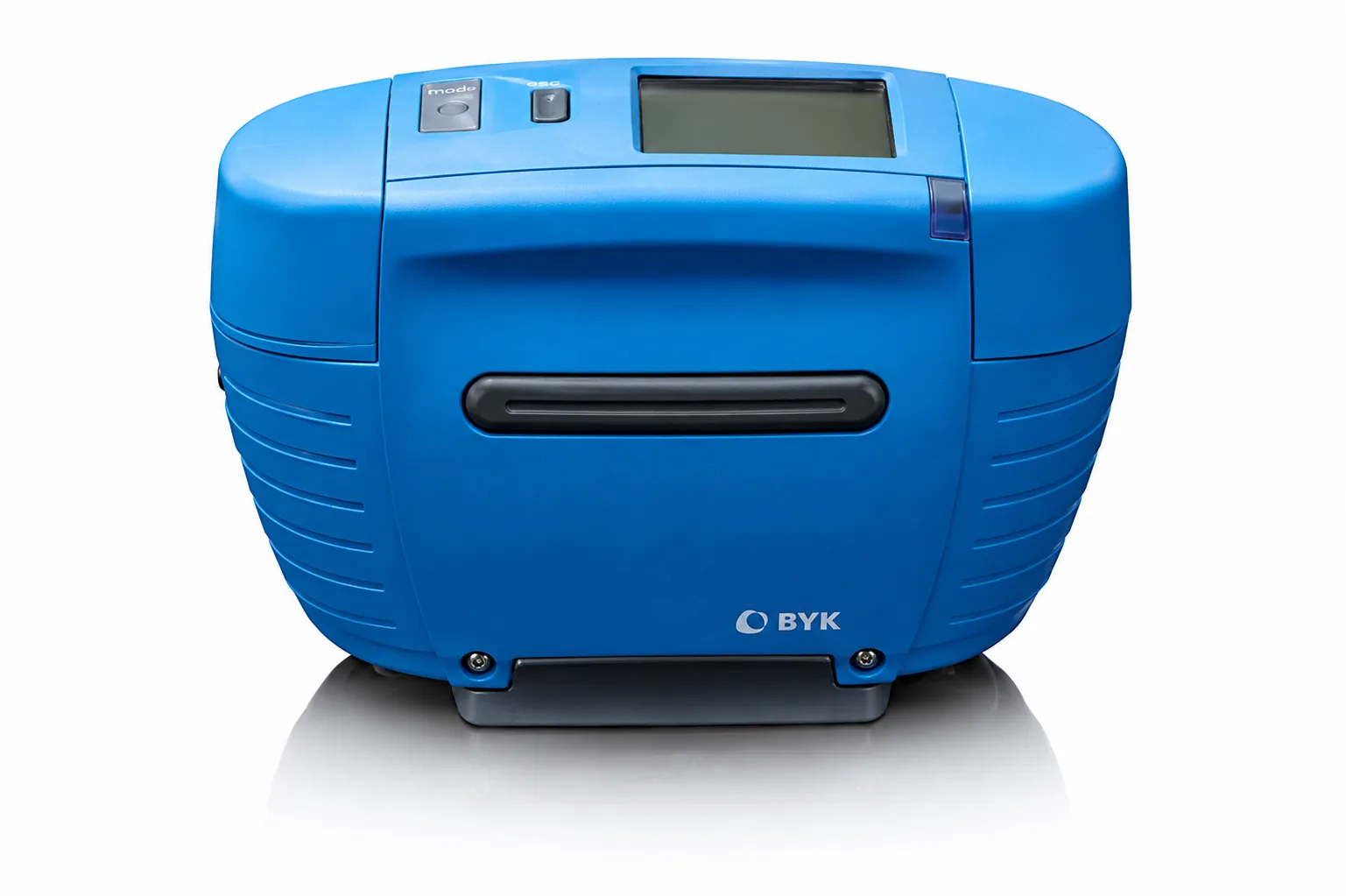 BYK-mac i COLOR spectrophotometer – rear view with handle and controls